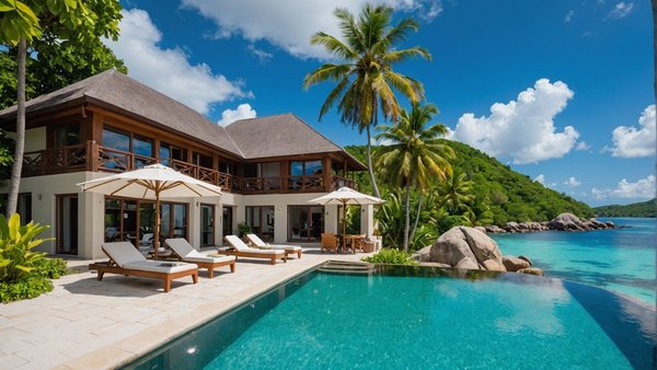 Discover luxurious villa rental in seychelles with private beach